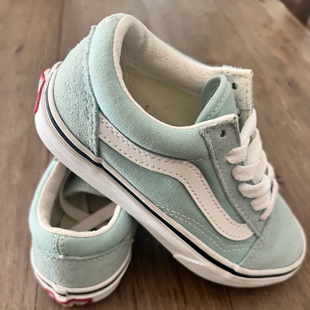 Vans Kids' Old Skool Aquatic/True White SZ 11.5
